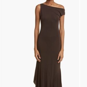 Paloma wool brown off shoulder dress size medium